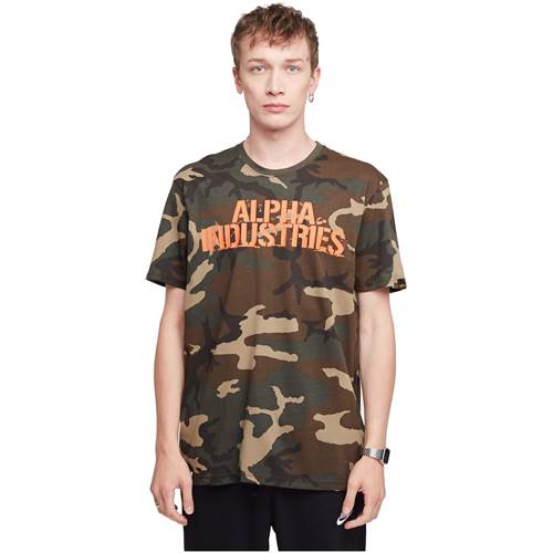 Tshirt Alpha Industries Blurred