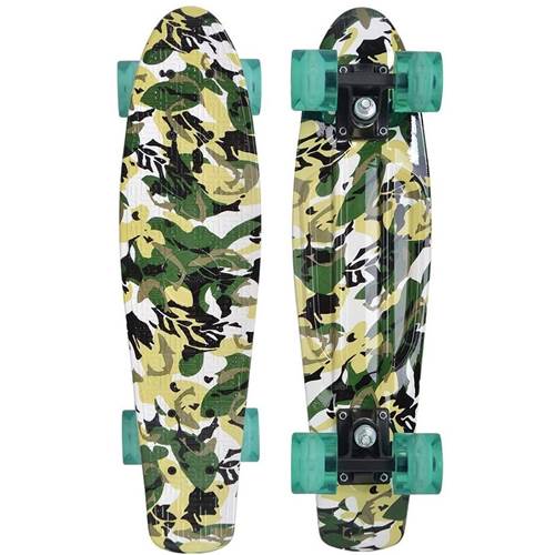 Skateboardy Schildkrot Retro Camouflage