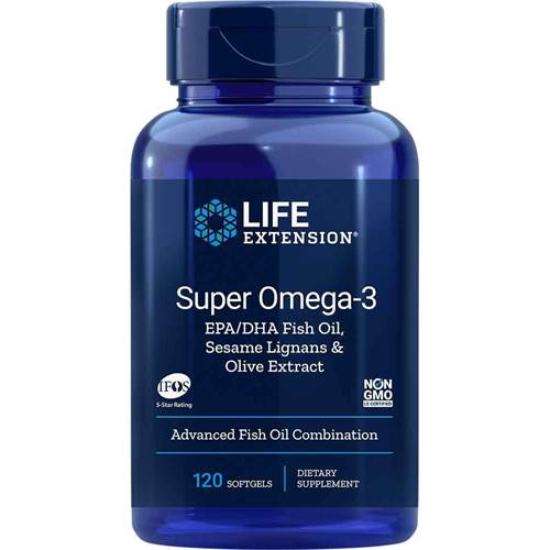 Dietary supplements Life Extension Super OMEGA3 Plus Epa Dha With Sesame Lignans Olive Extract Krill Astaxanthin