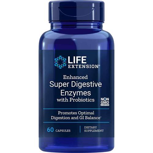 Dietary supplements Life Extension Enhanced Super Digestive Enzymes With Probiotics