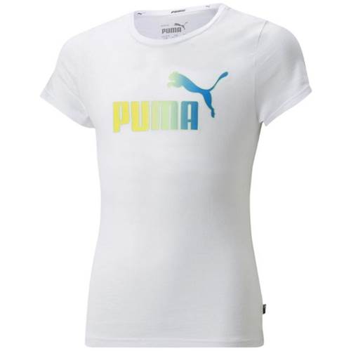 Tshirt Puma Ess Bleach Logo Tee JR