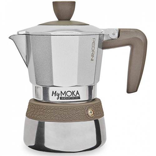 Kawa i herbata Pedrini Mymoka NA 6 Filiżanek Espresso 6 TZ Kawiarka Aluminiowa Ciśnieniowa