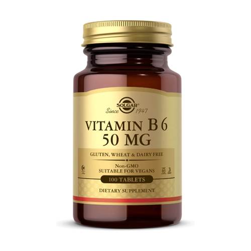 doplnky stravy Solgar Vitamin B6 50 MG